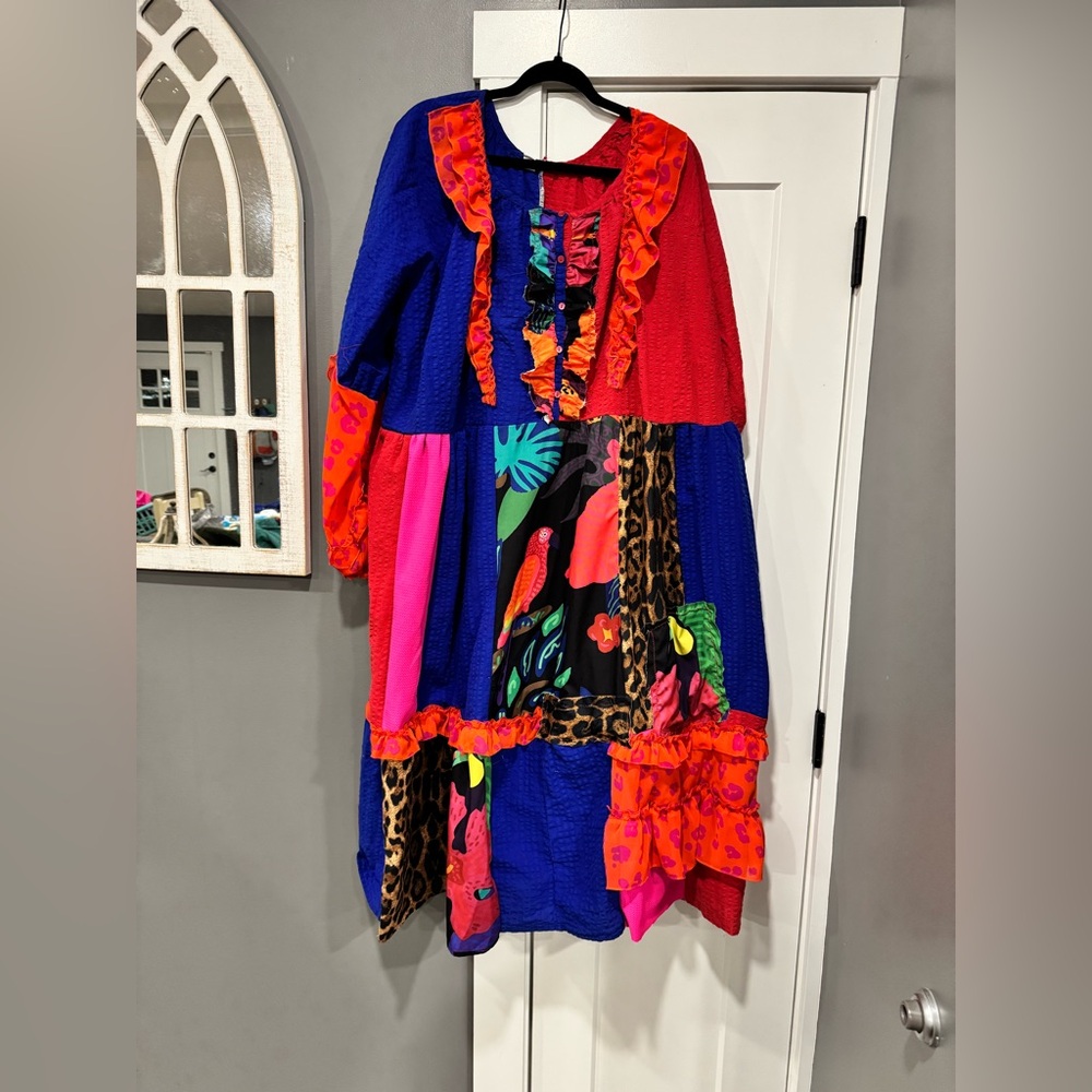 Upcycled 3-4x ladies dress